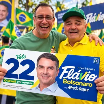 Publicação de Mauro do Atlantico sobre Flávio Bolsonaro em 19/10/2026