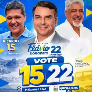 Publicação de Levi da Mercedinha sobre Flávio Bolsonaro em 20/10/2026