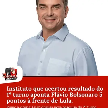 Publicação de Mario Rosa sobre Flávio Bolsonaro em 17/10/2026