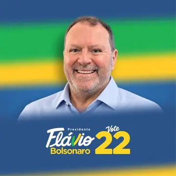 Publicação de Loreno Tolardo sobre Flávio Bolsonaro em 20/10/2026
