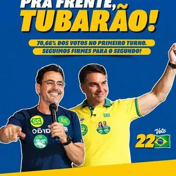 Publicação de Soratto sobre Flávio Bolsonaro em 20/10/2026