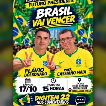 Publicação de Dr Cassiano Maia sobre Flávio Bolsonaro em 16/10/2026