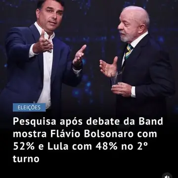 Publicação de Delegado Fonseca sobre Flávio Bolsonaro em 20/10/2026