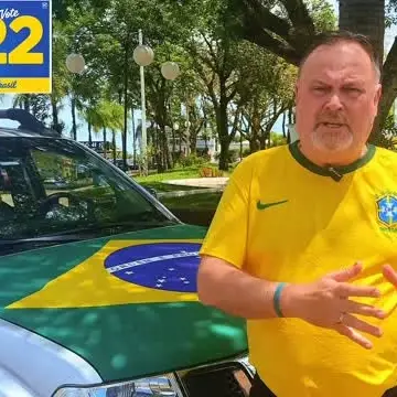Publicação de Iury Zabolotsky sobre Flávio Bolsonaro em 20/10/2026