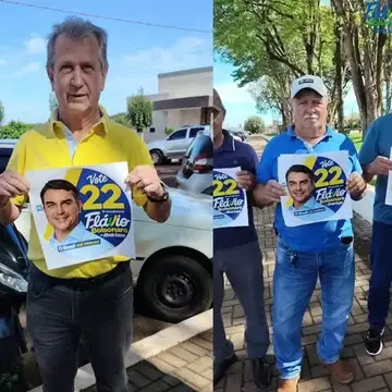 Publicação de Orivaldo Municelli sobre Flávio Bolsonaro em 17/10/2026