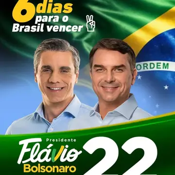 Publicação de Rafael Piovezan sobre Flávio Bolsonaro em 19/10/2026