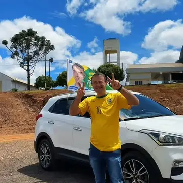 Publicação de Eliane Fanton sobre Flávio Bolsonaro em 18/10/2026