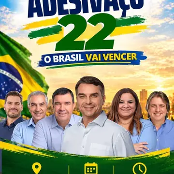 Publicação de Marcia Amaral sobre Flávio Bolsonaro em 16/10/2026