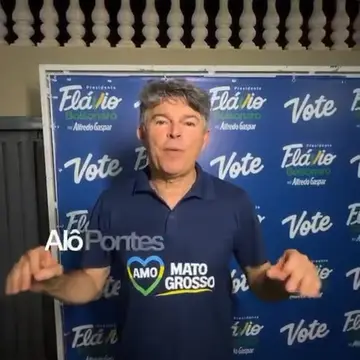 Publicação de Jakson Bassi sobre Flávio Bolsonaro em 20/10/2026