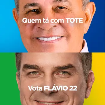 Publicação de Tote Froes sobre Flávio Bolsonaro em 14/10/2026