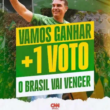 Publicação de Rodrigo Medeiros sobre Flávio Bolsonaro em 20/10/2026