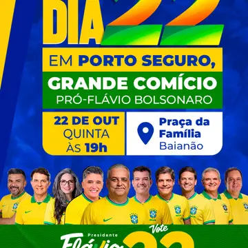Publicação de Janio Natal sobre Flávio Bolsonaro em 20/10/2026