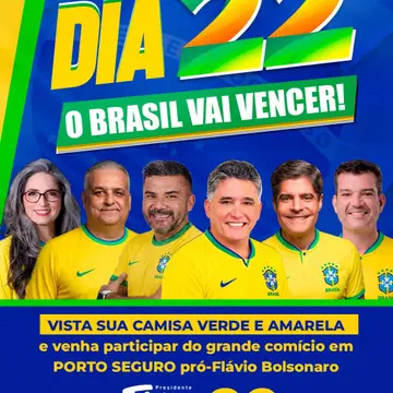 Publicação de Janio Natal sobre Flávio Bolsonaro em 17/10/2026