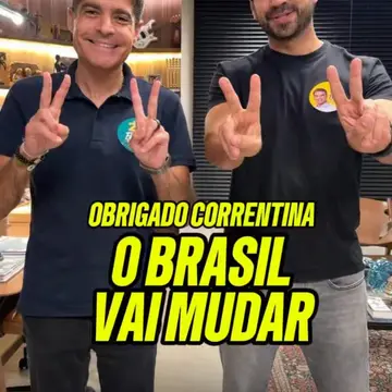 Publicação de Mariano Correntina sobre Flávio Bolsonaro em 21/10/2026