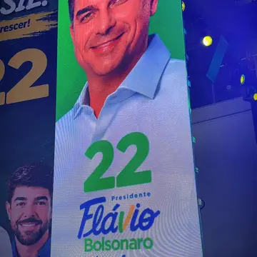 Publicação de Capitão Vitor sobre Flávio Bolsonaro em 20/10/2026