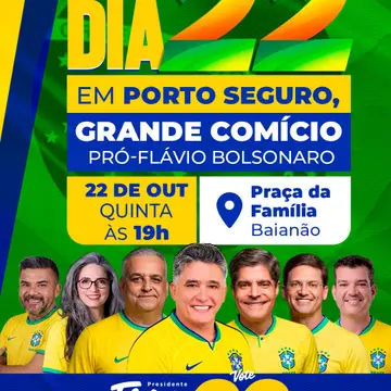 Publicação de Janio Natal sobre Flávio Bolsonaro em 19/10/2026