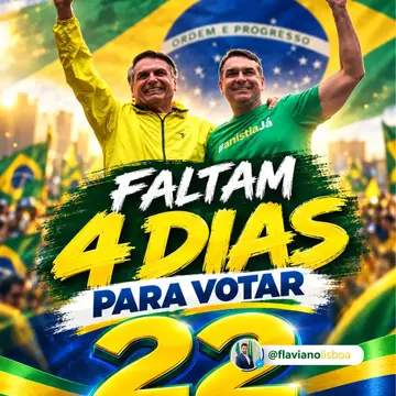 Publicação de Flaviano sobre Flávio Bolsonaro em 21/10/2026