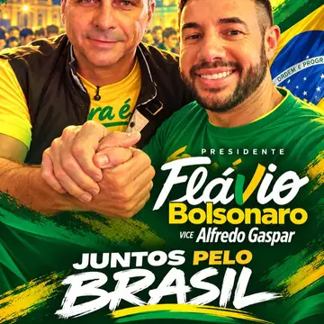 Publicação de Neninho sobre Flávio Bolsonaro em 20/10/2026