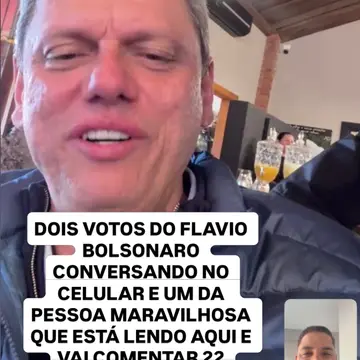 Publicação de Guilherme Gonçalves sobre Flávio Bolsonaro em 20/10/2026