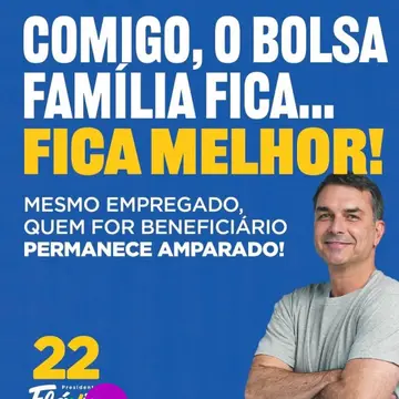 Publicação de Gustavo Medeiros sobre Flávio Bolsonaro em 08/10/2026