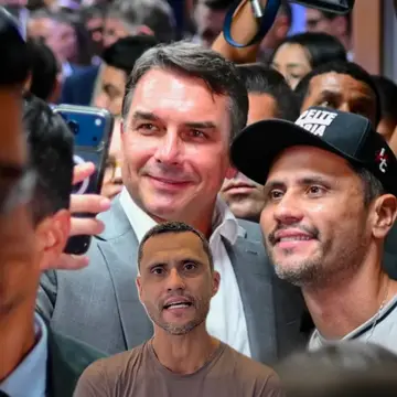 Publicação de Gleidson Azevedo sobre Flávio Bolsonaro em 08/10/2026