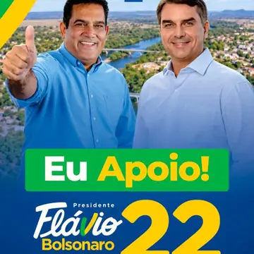 Publicação de João Bang sobre Flávio Bolsonaro em 08/10/2026