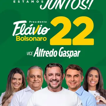 Publicação de Vanessa sobre Flávio Bolsonaro em 08/10/2026