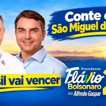Publicação de Motta sobre Flávio Bolsonaro em 08/10/2026