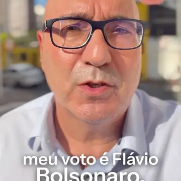 Publicação de Dário Saadi sobre Flávio Bolsonaro em 08/10/2026
