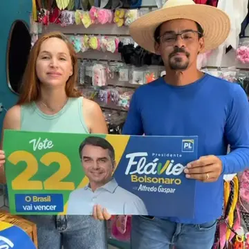 Publicação de Eudes Araújo sobre Flávio Bolsonaro em 09/10/2026