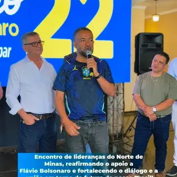 Publicação de Ricardo de Minga sobre Flávio Bolsonaro em 09/10/2026