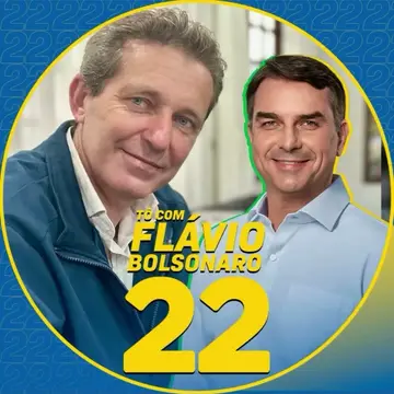 Publicação de Ivan Rech sobre Flávio Bolsonaro em 09/10/2026