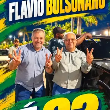 Publicação de Miltinho sobre Flávio Bolsonaro em 10/10/2026