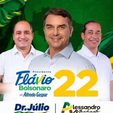 Publicação de Dr Julio sobre Flávio Bolsonaro em 10/10/2026