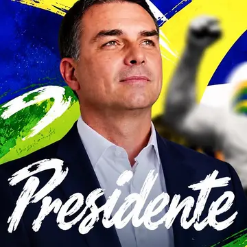 Publicação de Junior Marabá sobre Flávio Bolsonaro em 10/10/2026