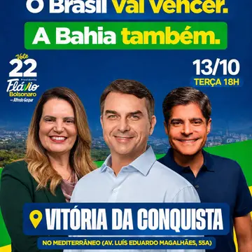 Publicação de Sheila Lemos sobre Flávio Bolsonaro em 10/10/2026