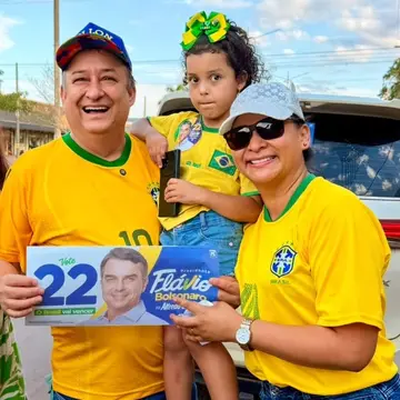 Publicação de Leocir Montagna sobre Flávio Bolsonaro em 10/10/2026