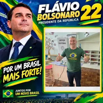 Publicação de Zanardi sobre Flávio Bolsonaro em 12/10/2026
