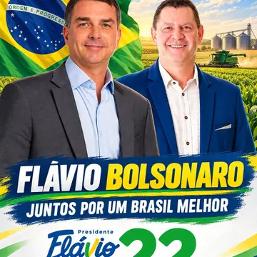 Publicação de Massocco sobre Flávio Bolsonaro em 12/10/2026