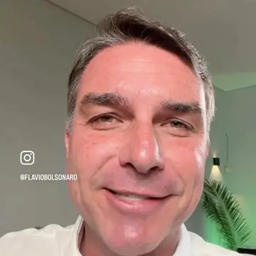 Publicação de Garibaldo Neto sobre Flávio Bolsonaro em 12/10/2026