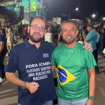 Publicação de Ricardo de Minga sobre Flávio Bolsonaro em 13/10/2026