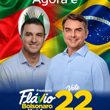 Publicação de Fernando Machado sobre Flávio Bolsonaro em 13/10/2026