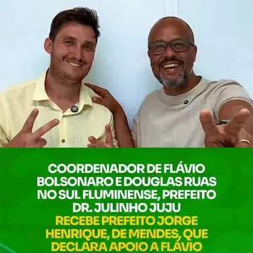 Publicação de Dr Julinho Juju sobre Flávio Bolsonaro em 13/10/2026