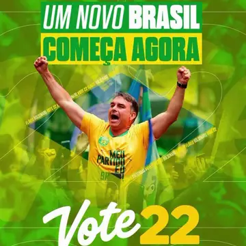 Publicação de Jair Bridaroli sobre Flávio Bolsonaro em 13/10/2026