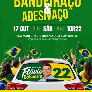 Publicação de Nivio Braz sobre Flávio Bolsonaro em 14/10/2026