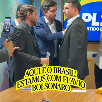 Publicação de Gustavo Nunes sobre Flávio Bolsonaro em 14/10/2026