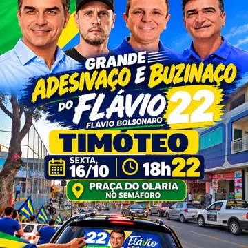 Publicação de Capitão Vitor sobre Flávio Bolsonaro em 14/10/2026