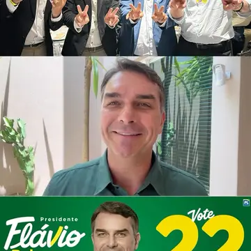 Publicação de Gile sobre Flávio Bolsonaro em 14/10/2026