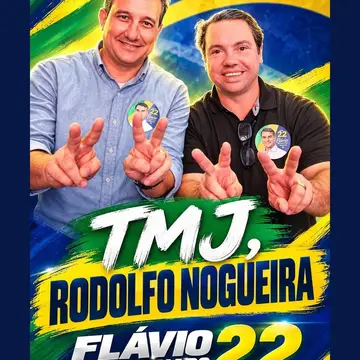 Publicação de Paleari sobre Flávio Bolsonaro em 14/10/2026