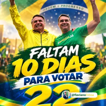 Publicação de Flaviano sobre Flávio Bolsonaro em 15/10/2026